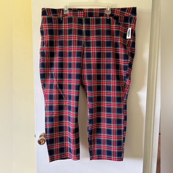 Plaid Dress Pants - Plus - Picture 1 of 1